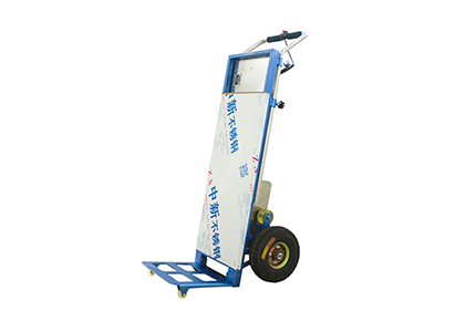 Electric stair climbing hand truck