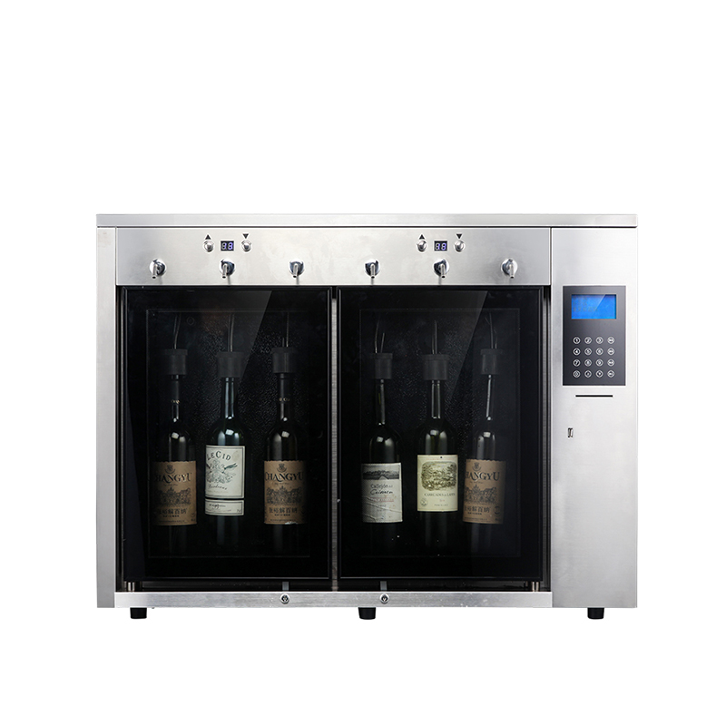 High-quality electric red wine glass dispenser/wine dispenser 6 bottles