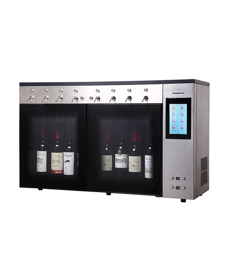 High-quality 8 bottles red wine glass dispenser cooler dispenser